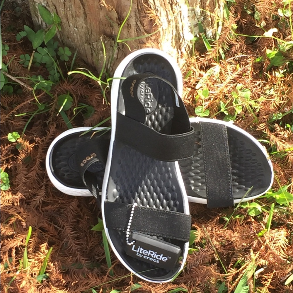 Crocs LiteRide Stretch Sandals size 8